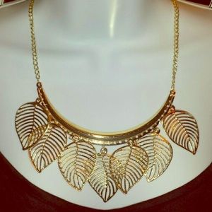 Gold Leaf Necklace